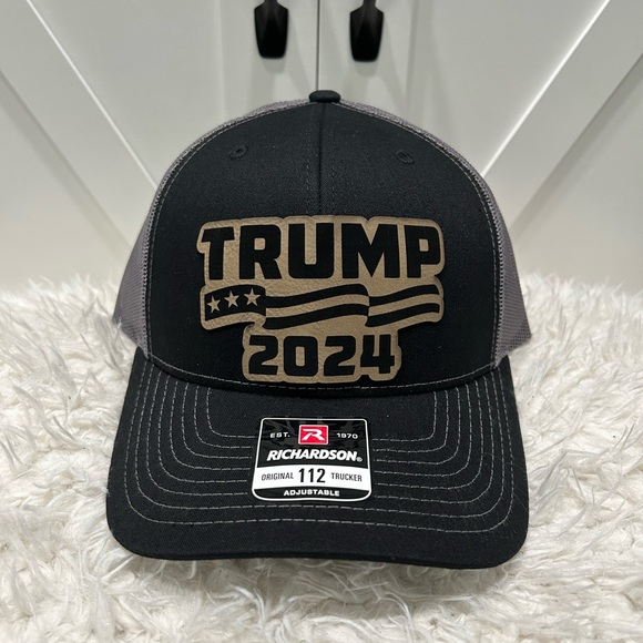 Trump 2024. Laser engraved Richardson 112 trucker hat. - Picture 1 of 2